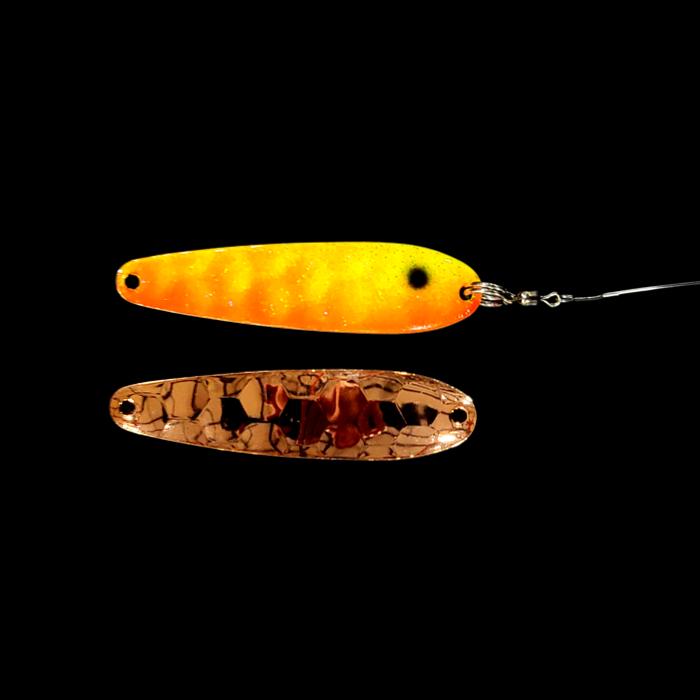 Sunrise Slow Death Whisperer Spoon Harness with copper back.