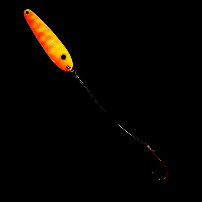 Bago Lures Sunrise Slow Death Whisperer Spoon Harness.