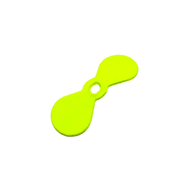 Bago Lures Yellow Chartreuse Propeller Blades.